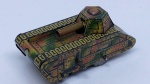BRINQUEDO DE LATA MILITAR FUNCIONANDO - ANTIGO TANQUE DE GUERRA - FABRICADO PELA EMPRESA GESCHA (ALEMANHA), FUNCIONAMENTO A CORDA, A QUAL QUANDO ACIONADA, SAI FAISCA DO CANHÃO. NÃO ACOMPANHA A CHAVE DA CORDA - MEDE 08 CENTÍMETROS DE COMPRIMENTO.