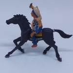 Chefe Índio com Cavalo - Forte Apache Gulliver anos 70 - (24)