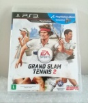Jogo para PS3 – Grand Slam Tennis 2 – EA Sports -  2012 - original – pouco usado – muito bem conservado – manual em inglês incluso no disco. 