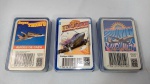 SUPER TRUNFO - Lote de baralhos do super trunfo. Aviões Comerciais - Máquinas Voadoras - Aviões de Caça. Todos tem 32 cartas mais a capa. Alguns detalhes nas caixas