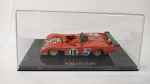 Ferrari 312PB - Ferrari Collection Eaglemoss. Carrinho miniatura diecast escala 1/43. Na caixa e base originais