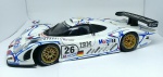 Miniatura Maisto  Porsche 911 GT1  1998 -  #26 - L. Aiello  A. McNish  S. Ortelli - escala 1:18  item de coleção sem embalagem - miniatura muito bem conservada