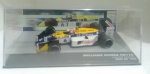 Miniatura Williams Honda FW1 1B – Nelson Piquet – Italy GP 1987– Coleção Lendas Brasileiras do Automobilismo – escala 1:43 - item de coleção no blister lacrado. Não acompanha o fascículo.