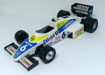 Miniatura Burago Williams FW 08 - #6 - escala 1:24 - made in Italy - item de coleção sem embalagem - miniatura bem conservada.