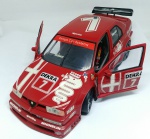 Miniatura UT Models  Alfa Romeo  155 V6 TI DTM Class1  A. Nannini - #7- escala: 1:18 - miniatura de coleção sem embalagem - bem conservada  Obs: sem antena e aerofólio com um pino quebrado (verificar nas fotos)