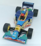Miniatura Vintage Hornby Hobbies Ltd– autorama - F1 - Benetton Renault – #8 - `made in England` – escala 1:32 – sem teste de funcionalidade – sem embalagem – 