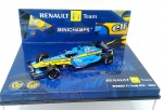 Miniatura Minichamps Renault F1 Team R25 -  2005 – escala 1:43 – item de coleção na embalagem  (tampa acrílica e base) – miniatura íntegra. 