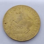 Notgeld moeda de 10.000 Mark - República de Weimar Notgeld WestFalen de 1923