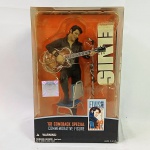Elvis Presley - Boneco action figure fabricado pela afamada McFarlane - Mede aproximadamente 17cm  de altura. A caixa mede 21cm de altura. 1968 Comeback Special