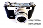 Colecionismo - Máquina fotográfica - Câmera fotográfica Neoca 2S, uma câmera rangefinder de 35 mm fabricada no Japão entre 1955 e 1956. Este fabricante tinha, originalmente, o nome Mizuho Câmera Ind. Co, Ltd, em novembro de 1954, a empresa tornou-se Neoca (Neoca Kabushiki Kaisha (? ? ? ????). A Neoca faliu em janeiro de 1960. A câmera tem mais de 60 anos de idade e apresenta marcas do tempo. O funcionamento não é garantido e a câmera é vendida no estado em que se encontra. Peça destinada a coleção. Peça vendida no estado em que se encontra.