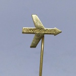 Pin / Alfinete de Lapela da Cia. Aérea Swissar - Aviação.
