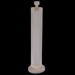 Made in Italy. Séc. XX - Base de luminária de acrílico, em estilo romano. 44 cm.