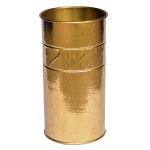 Made in Italy - Porta guarda-chuva em latão dourado com desenhos. 49 x 26 cm.