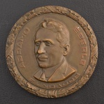 Medalha Comemorativa do Brasil, 50º Metalúrgica Abramo Eberle - 1896/1946 - Caxias do Sul , Data 1946, Cobre, Peso 67g, Diâmetro 49 mm, Flor de Cunho.