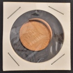 Medalha Comemorativa, " Erro de Cunhagem - Boné ", Museu de Valores do Banco Central - 1972, Bronze, Flor de Cunho.