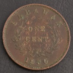 Moeda Estrangeira, SARAWAK, Valor 1 Cent, Data 1930, Bronze, Soberba.