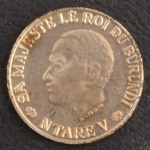 Moeda Estrangeira, BURUNDI, Valor 10 Francos, Data 1966, Prata, Peso 1,4 g, Diâmetro 15 mm, Soberba