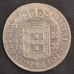 Moeda do Brasil, Colônia - Reinado D. Maria I, Valor 320 Reis, Data 1790, Variante 2A, 2º Tipo Coroa Alta, Peso 8,5 g, Diâmetro 30 mm, Soberba.