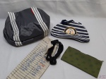 Lote de bolsas e acessórios. Composto por 1 bolsa térmica sadia, 1 necessaire , etc.