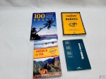 Lote de 4 livros diversos, composto de América do Sul, O mundo é um barato, etc.