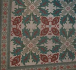 Tapete arraiolo. Medindo: 300 x 288 cm