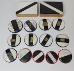 Futebol de botão - 13 botões e 2 goleiros do Botafogo de Futebol e Regatas