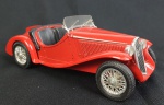 Miniatura de carro - Fiat  Balilla - 508 III - Coppa D`oro cabrio, em plástico rígido. Medindo: 24 x 9,5 cm. 