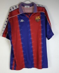 Camisa masculina do Futebol Club Barcelona / Kappa. No estado. 