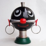 Antigo balde de gelo cabeça africana, década de 50, nunca usado. Medindo: 30 cm.