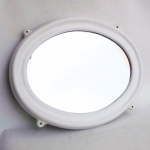 Espelho em ágata. Medindo: 50 x 40 cm. 