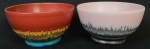 ARS Bohemia, Szakrmary - Duas tigelas em cerâmica. Medindo: 7 x 12 cm.