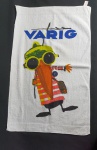 Colecionismo - Toalha de rosto da cia Varig. Medindo: 40 x 60 cm.