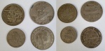 Numismática, Brasil, 4 Moedas, sendo (1)  2000 réis de 1935, (2) 100 réis do centenário (1532-1932), (3) 400 réis de 1936 e (4)  2000 réis de 1924.
