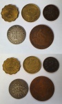Numismática - 5 Moeda estrangeiras.