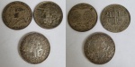 Numismática, Brasil - 3 (Três) moedas de 2000 mil réis, dos anos 1913, 1935 e Centenário da Independência (1822 - 1922).