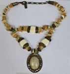 Bijuteria fina - Colar de pedras semipreciosas. Medida aberta: 56  cm.