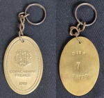 Chaveiro em bronze do Copacabana Palace, datado de 1923 ` Dior Suite 7`