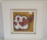 José Saboia - " Músicos" OSE. Medindo: 78 x 77,5 cm.