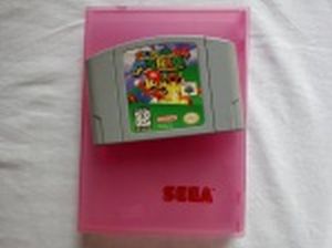 RETRÔ GAMES - Cartucho do jogo "Super Mario 64" para Nintendo 64. Usado e sem garantias.