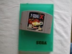 RETRÔ GAMES - Cartucho do jogo "F-Zero X" para Nintendo 64. Usado e sem garantias.
