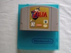 RETRÔ GAMES - Cartucho do jogo "Zelda: Ocarina of Time" para Nintendo 64. Usado e sem garantias.