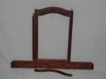 Alçado para cômoda, madeira brasileira. Falta o espelho, no estado. 77 x 103cm.