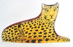 PALATNIK – Escultura cinética representando felino para Cartier em resina de poliéster de manufatura Abraham Palatnik. Medindo 13 cm de altura por 22 cm de comprimento. 