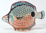 PALATNIK – Escultura cinética representando peixe em resina de poliéster de manufatura Abraham Palatnik. Medindo 10,5 cm de altura por 15 cm de comprimento. 