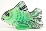 PALATNIK – Escultura cinética representando peixe em resina de poliéster de manufatura Abraham Palatnik. Medindo 9 cm de altura por 14,5 cm de comprimento. 