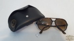 Oculos de sol feminino  modelo aviador armaçao  tartaruga Rayban. na caixa . A lente  precisa ser tocada.