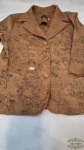 Blaiser  feminino cor marron , manga 3/4  Tamanho 38 (P) , composiçao algodao com viscose, Marca Modatual.