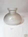 Cupula para abajur/luminaria de vidro translucido. medida 15 cm altura, 8 cm diâmetro.