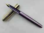 SEILOR JAPAN - Rara caneta Tinteiro modelo Whymper vintage , corpo e tampa em laca preciosa e pena de ouro 14 k teor 585 . Sailor , Japão século XX . Bom estado de conservação .