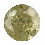 DIAMANTE  - Raro diamante Amarelo de 0.24 ct medindo 3.82 x 3.81 x 2.42 mm , tratamento 100% natural de excelente qualidade e clareza I1 / I2 . Clássica lapidação brilhante , origem África . ótimo investimento para montar uma joia de qualidade .